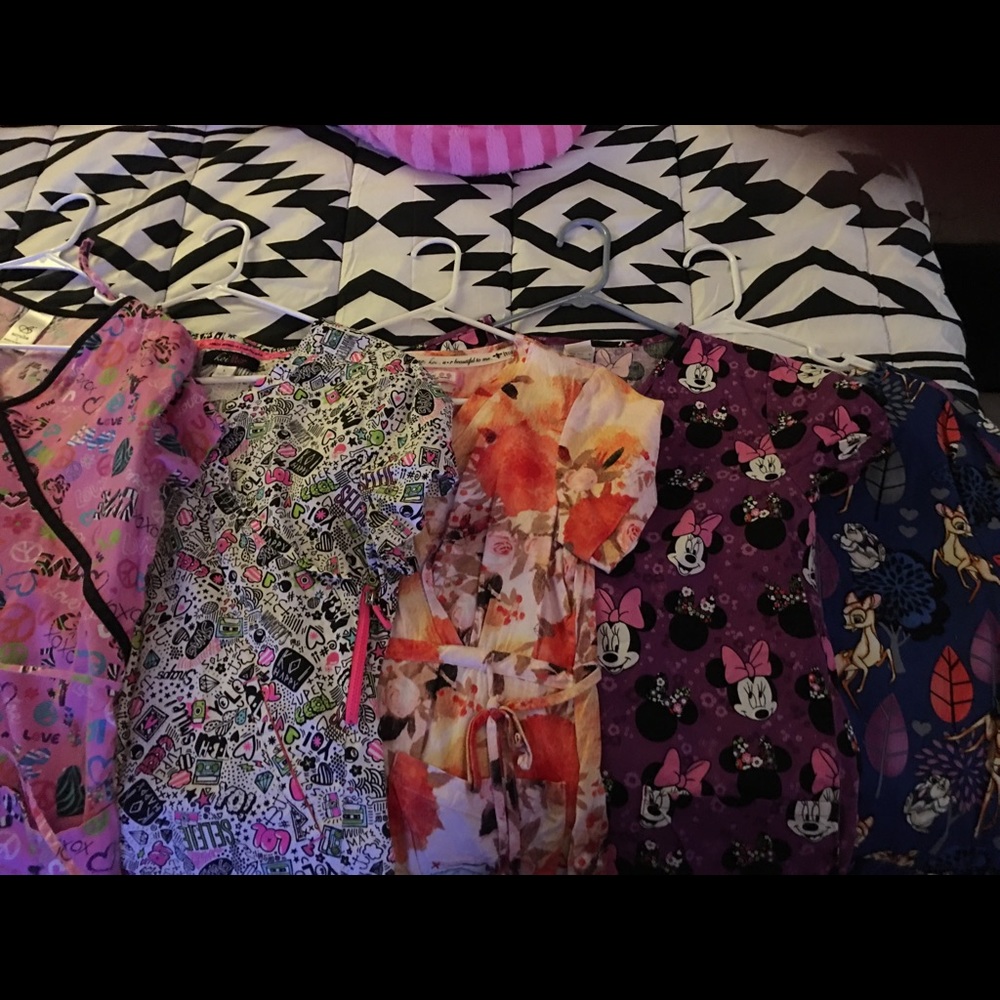 Scrub tops
